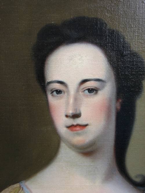 fig 1. SOLD....Portrait of a Lady c.1710; English School