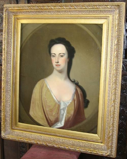 fig 2. SOLD....Portrait of a Lady c.1710; English School