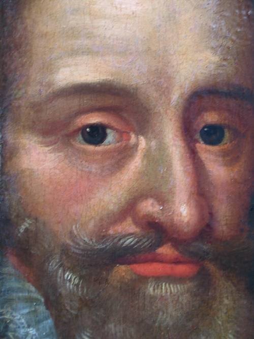 fig 2. SOLD....Portrait of King Henri IV of France c. 1595; French School.