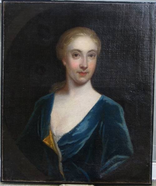 Sold...portrait of a Lady C.1710; English School