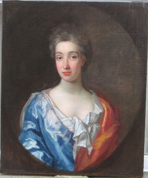 Portrait of  a Lady C.1740; by Jean-baptiste Van Loo