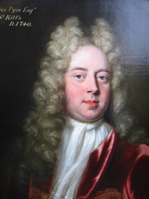 fig 1. SOLD....Portrait of Charles Pym Esquire c.1710; attributed to Sir Godfrey Kneller