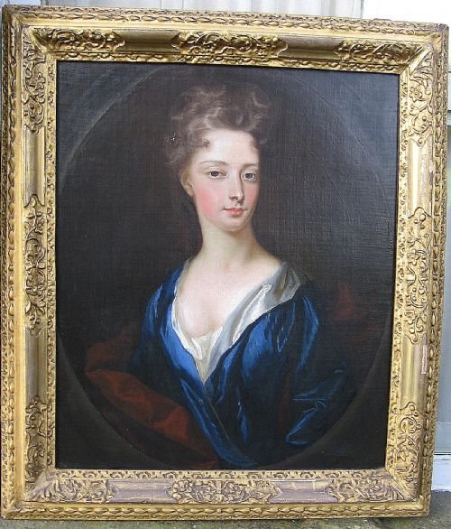 Sold...portrait of a Noblewoman C.1710; Circle of Kneller
