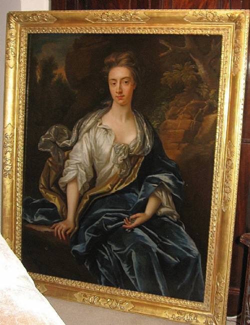 fig 4. SOLD....Portrait of Catherine Sedley, Countess of Dorchester (?) c.1690, by John Closterman