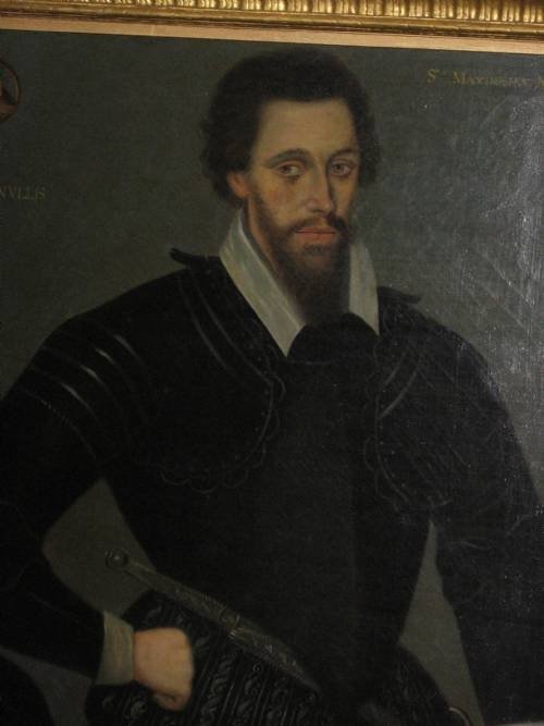 fig 1. SOLD....Portrait of Sir Maximilian Norris; Manner of Robert Peake