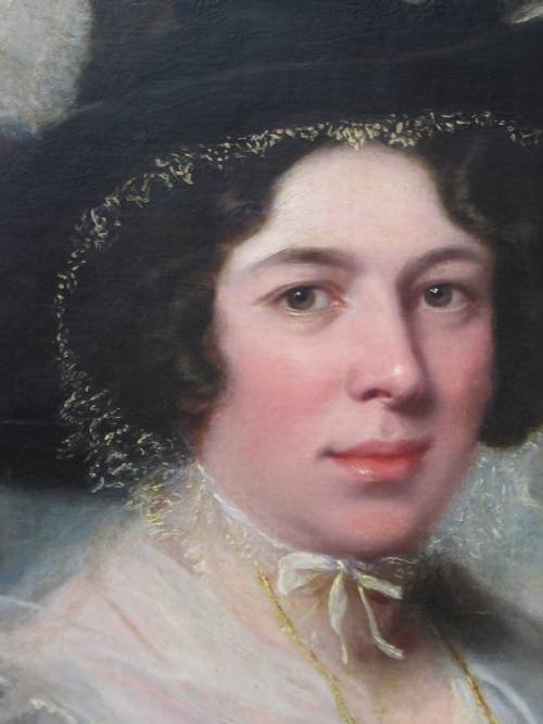 fig 1. SOLD....Portrait of a Lady c.1816, by George Henry Harlow