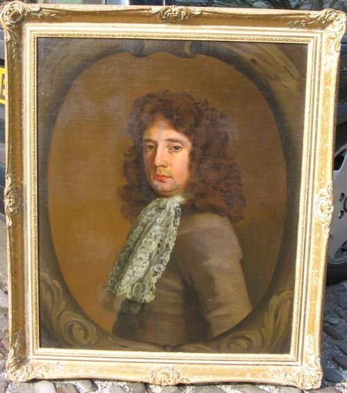 Sold....portrait of a Gentleman C.1675; Circle of Mary Beale