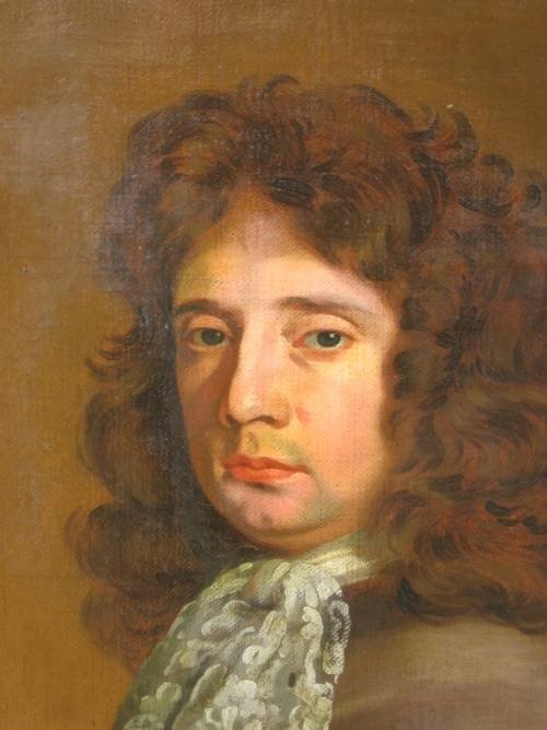 fig 1. SOLD....Portrait of a Gentleman c.1675; Circle of Mary Beale