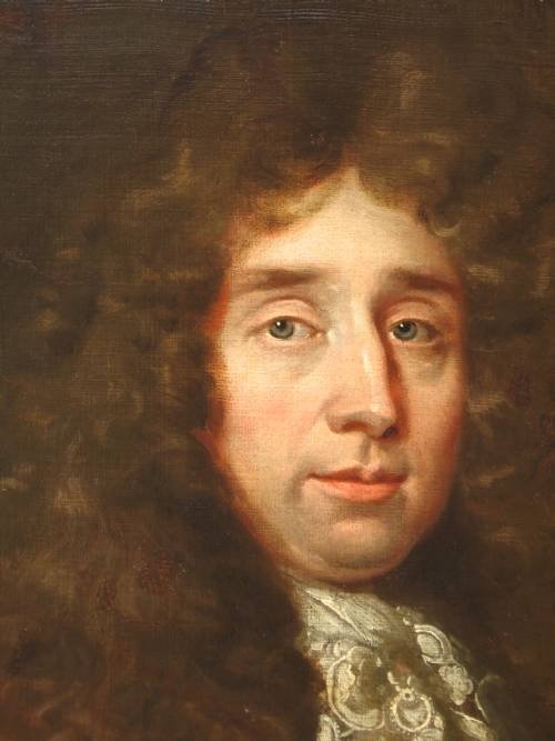 fig 1. SOLD...Portrait of Charles Le Brun c.1670; Circle of John Riley