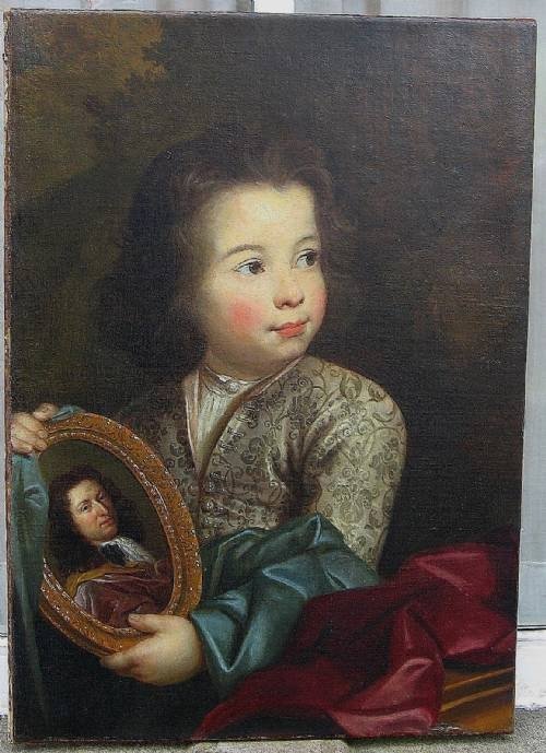 Sold...portrait of a Young Boy C.1680; Circle of Nicholas Maes