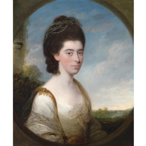 Sold....portrait of 'Miss Penelope Johnson' C. 1775, by Thomas Hickey