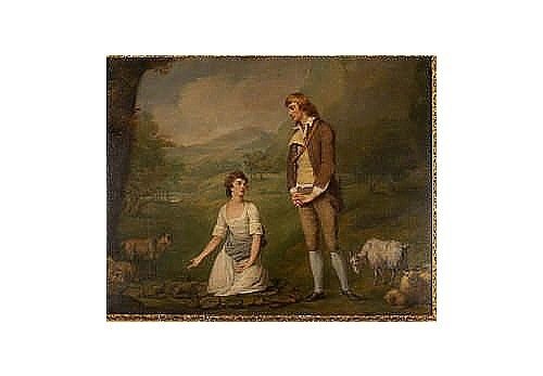 Sold....'the Shepherdess of the Alps' by Thomas Gaugain