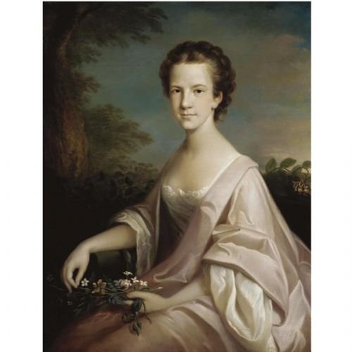 Sold...portrait of a Young Lady C.1770; Circle of Sir Nathaniel Dance R.A.