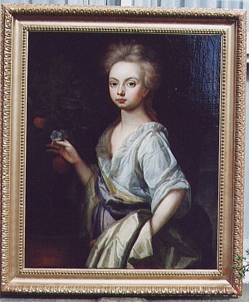 Sold...portrait of a Young Girl C.1700, by Robert Byng