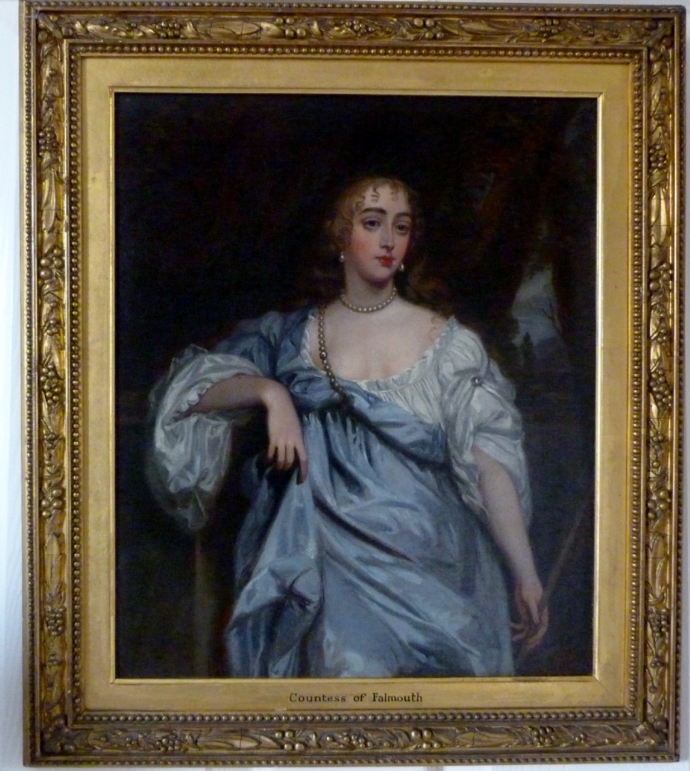 Portrait of Mary Bagot, Countess of Falmouth and Dorset; after Lely.