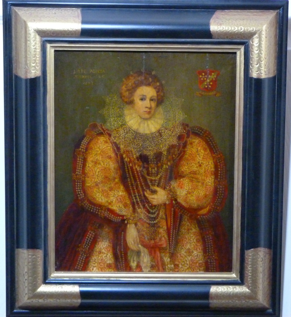 Portrait of an Elizabethan Lady, 17th century; English School.
