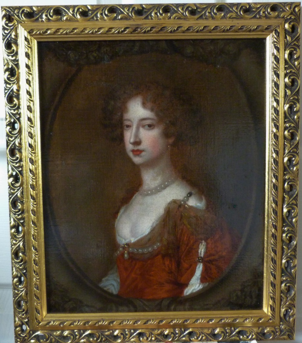 Portrait of Mary, Princess of Orange (later Mary II), after Lely.