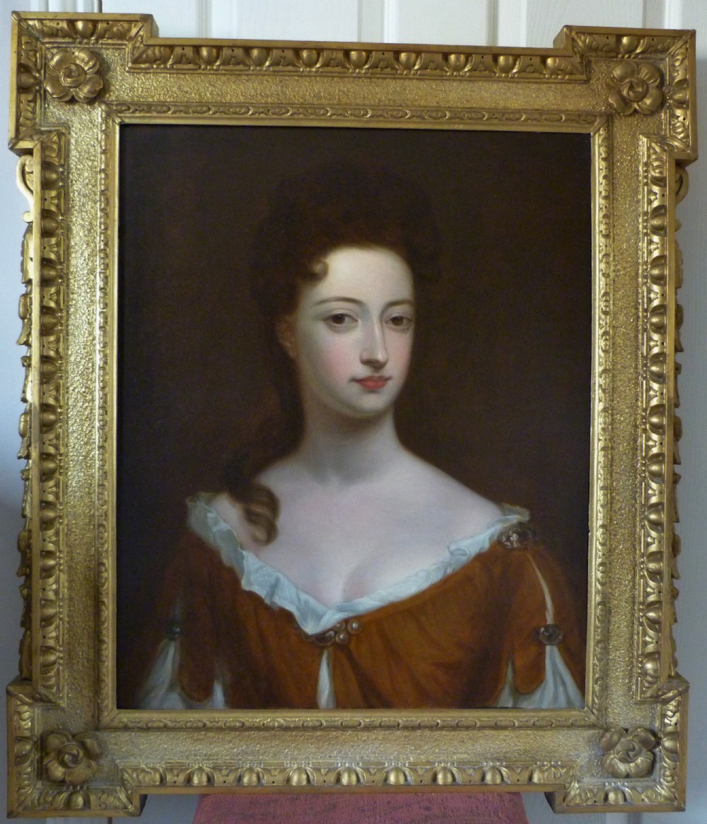 Portrait of Mary Sackville, Countess of Dorset; after Kneller. 18th century.