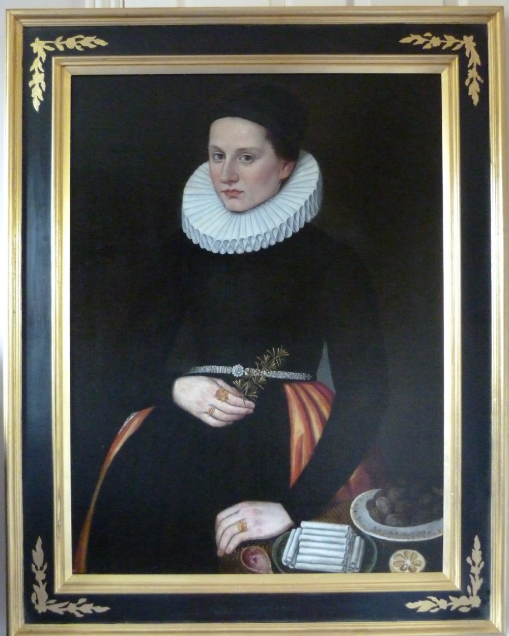 Portrait of a Young Lady 1614; by Laurenz Strauch.