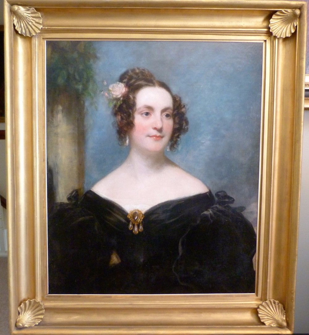 Porrait of Anne Bloxham c.1830; Circle of Sir Thomas Lawrence.
