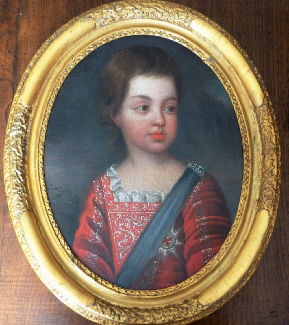 Portrait of James Francis Edward Stuart c.1692; Circle or Studio of Nicholas de Largilliere.