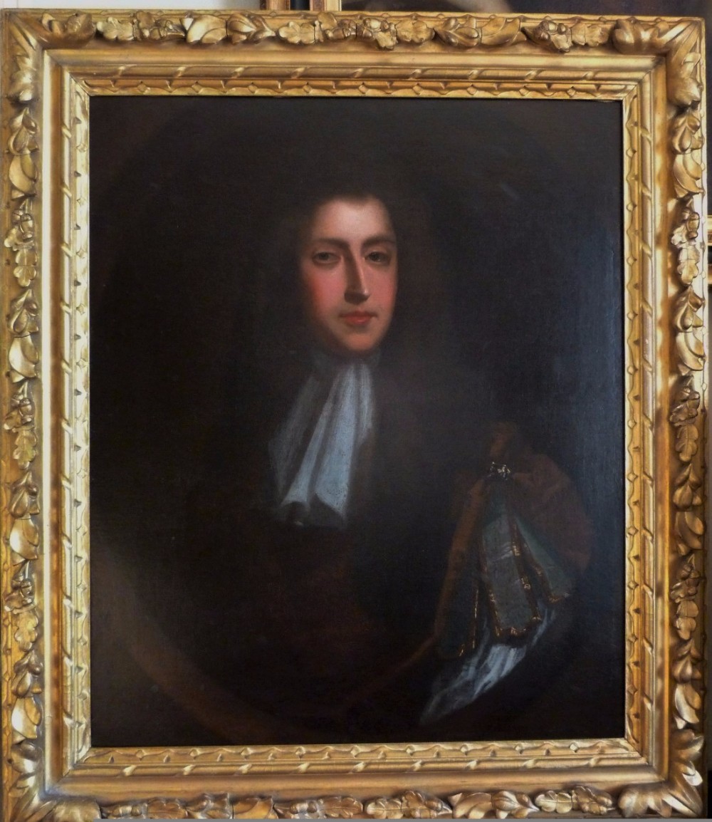 Portrait of Sir George Palmes c.1670: Circle of Sir Peter Lely.