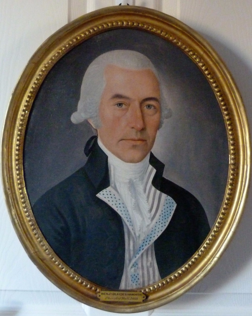 Portrait of Benjamin Blaydes Haworth, Sheriff of Hull, 1803; English School.