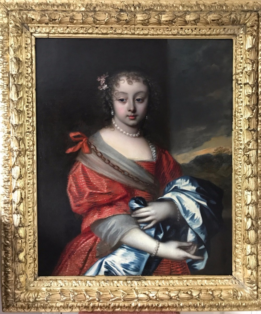 Portrait of a Girl c.1655; Circle or Studio of Johannes Mijtens.