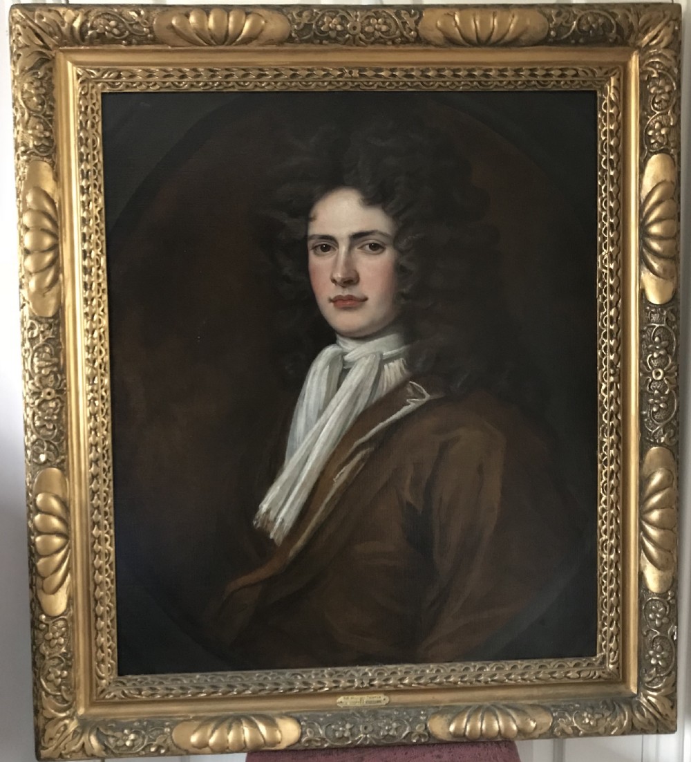 Portrait of a Gentleman, traditionally called Sir William Temple, c.1705; Circle of Sir Godfrey Kneller.