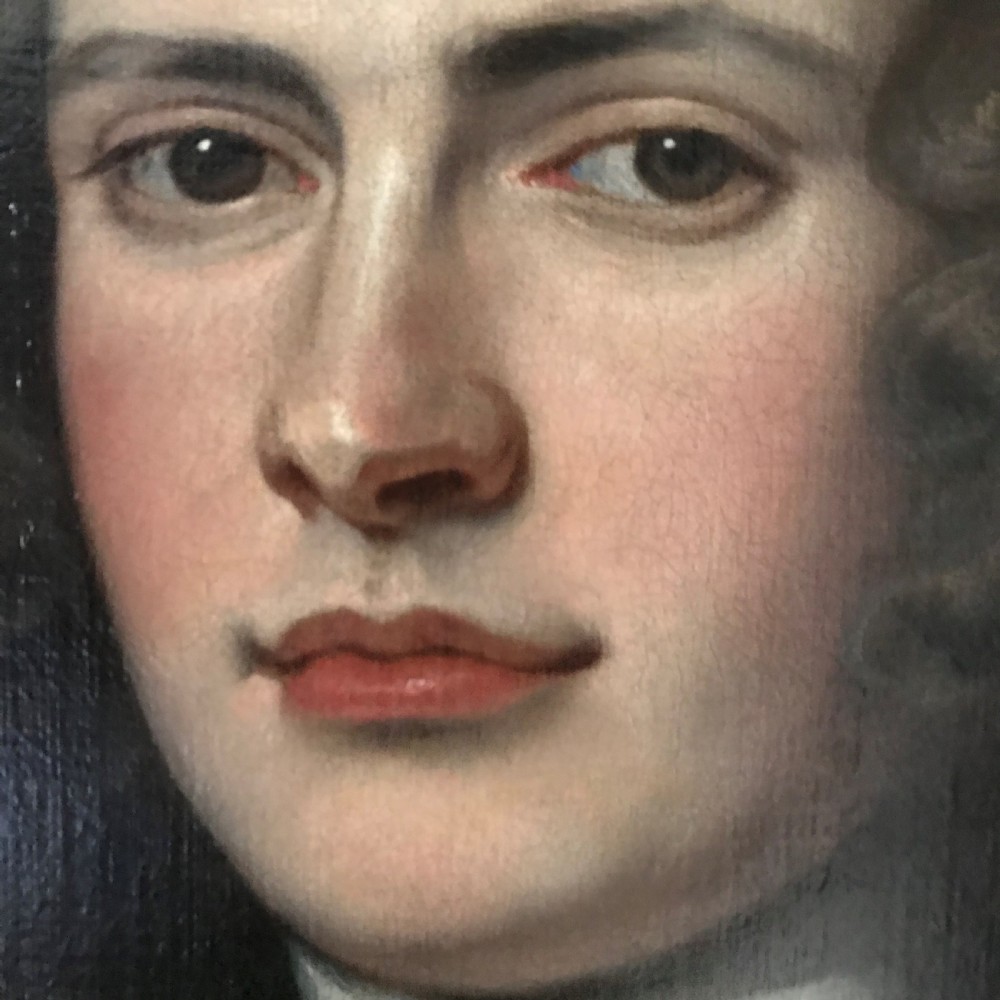 Portrait of a Gentleman, traditionally called Sir William Temple, c.1705; Circle of Sir Godfrey Kneller. View IV