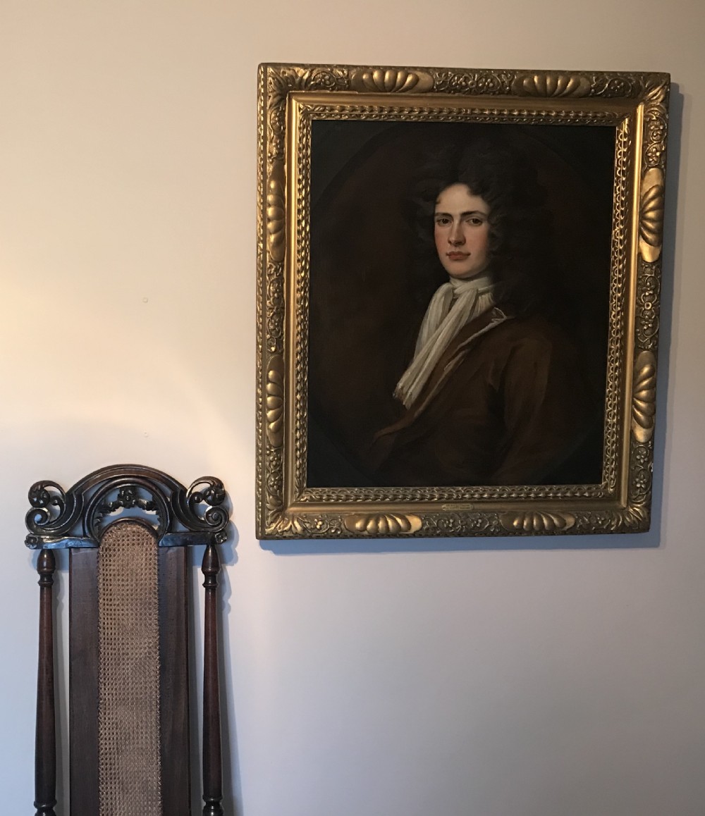 Portrait of a Gentleman, traditionally called Sir William Temple, c.1705; Circle of Sir Godfrey Kneller. View V