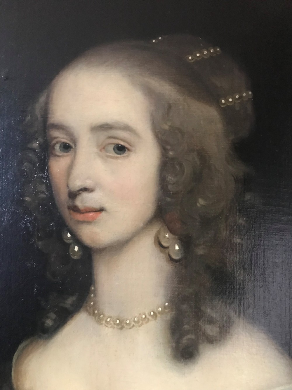 Portrait of Anne, Viscountess Bayning c.1640; Circle of Gerard Soest. View III
