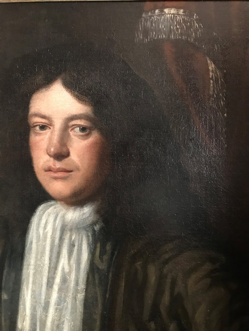 Portrait of a Gentleman c.1680: Circle of John Michael Wright. View II