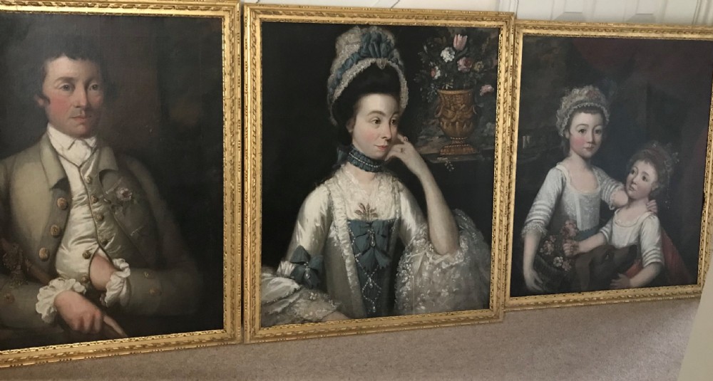 Portraits of the Leggat Family of Yorkshire, c.1780; Provincial Artist. (William Routh)