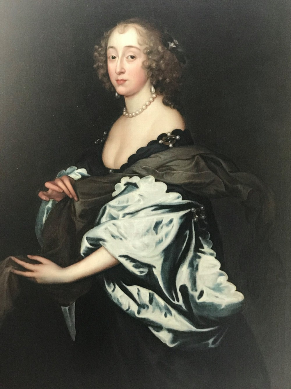 Portrait of Lady Penelope Herbert c.1640; Studio or Circle of van Dyck.
 View IX
