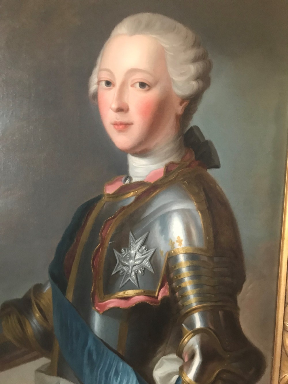 Portrait of Louis-Jean-Marie de Bourbon, Duc de Penthièvre c.1745; Circle of Maurice de la Tour. View II