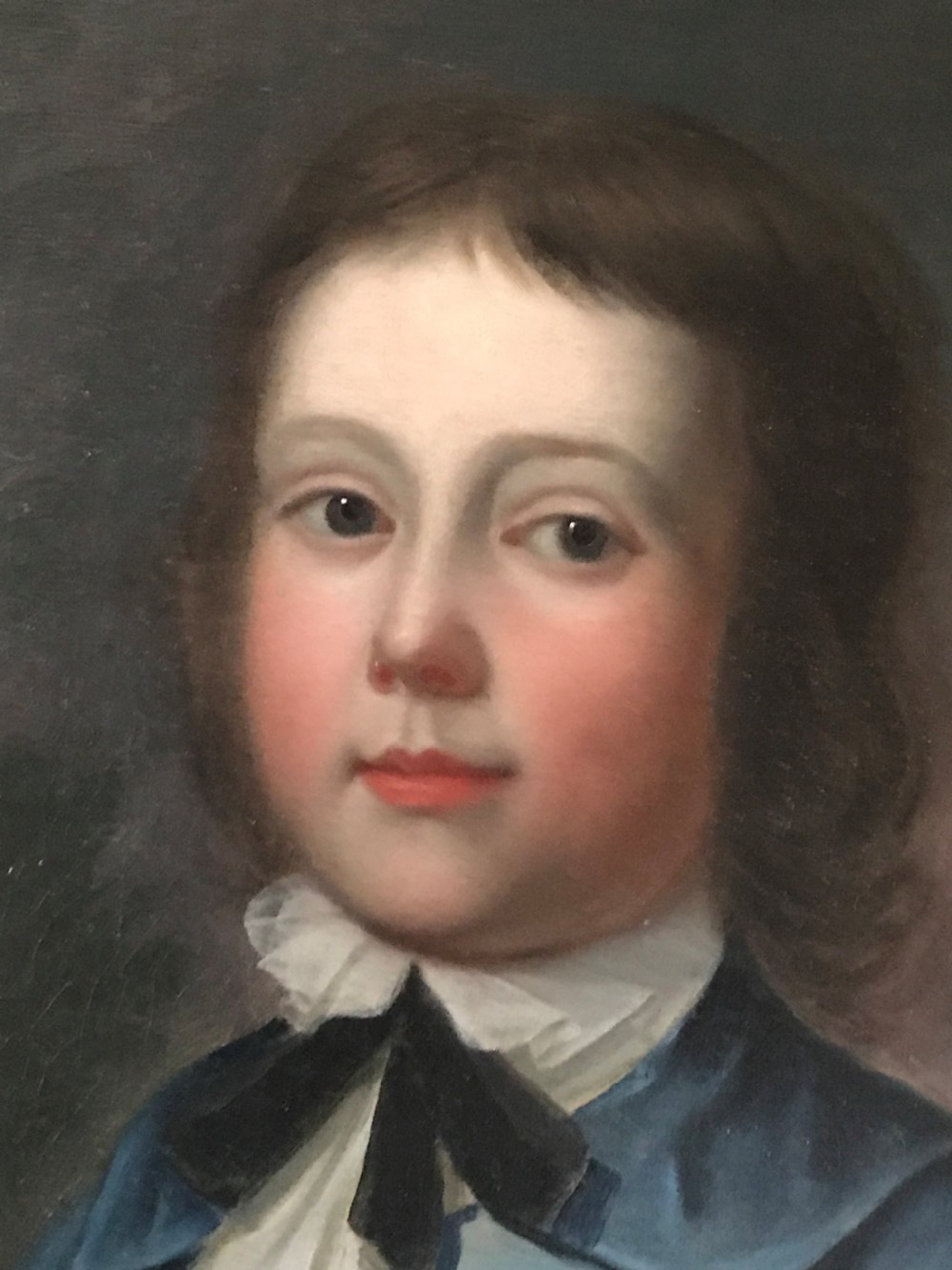 Portrait of a Boy and his Dog c.1750; Circle of Bartholomew Dandridge View III
