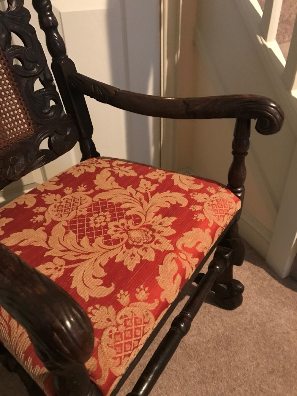 James II armchair c.1685. View IV