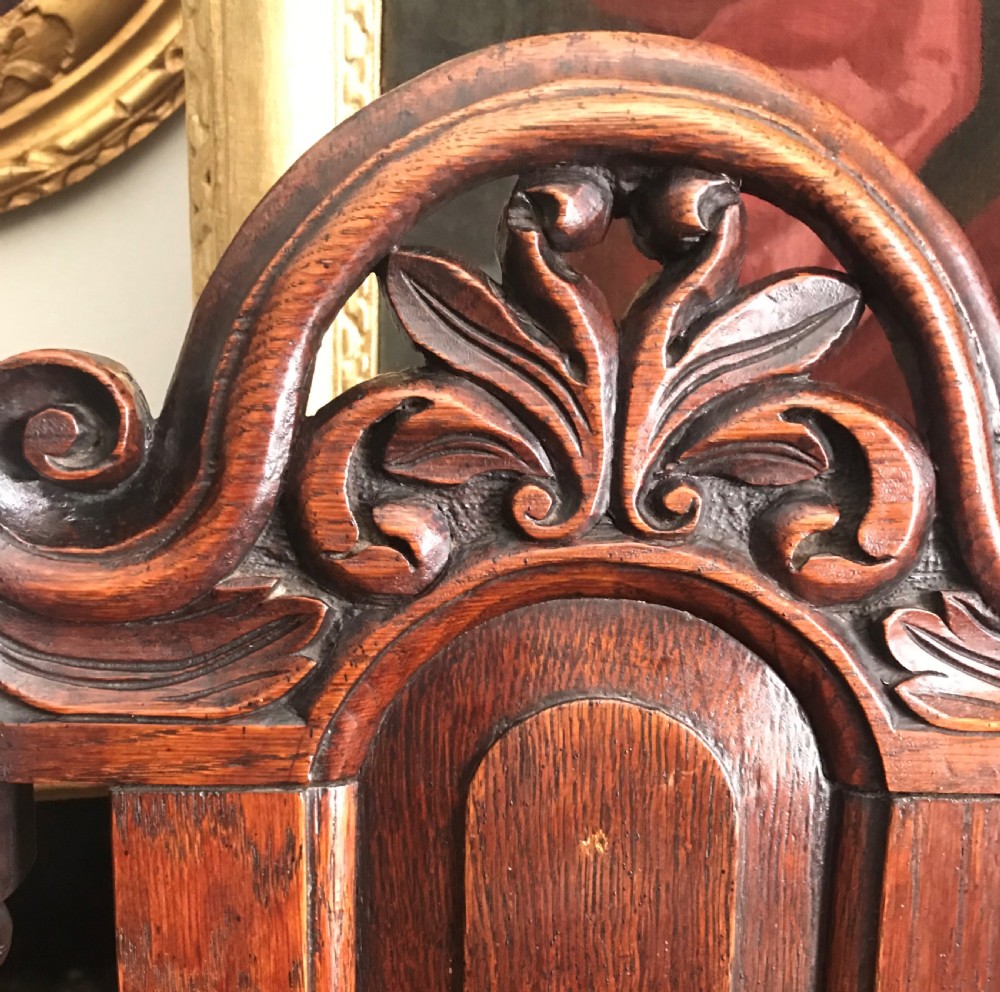 Pair of William and Mary oak chairs c.1700. View III