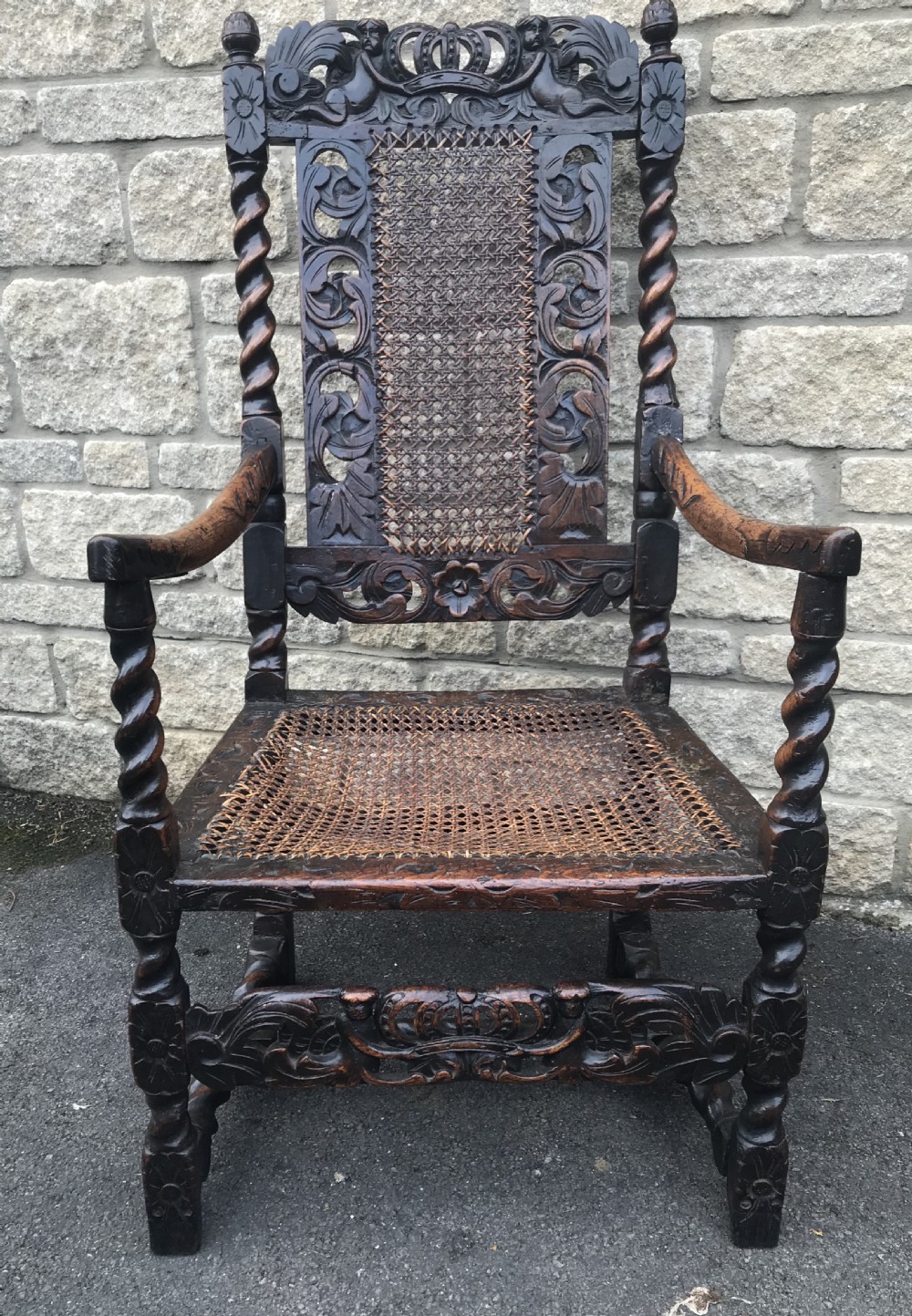 James II armchair c.1685.  View II