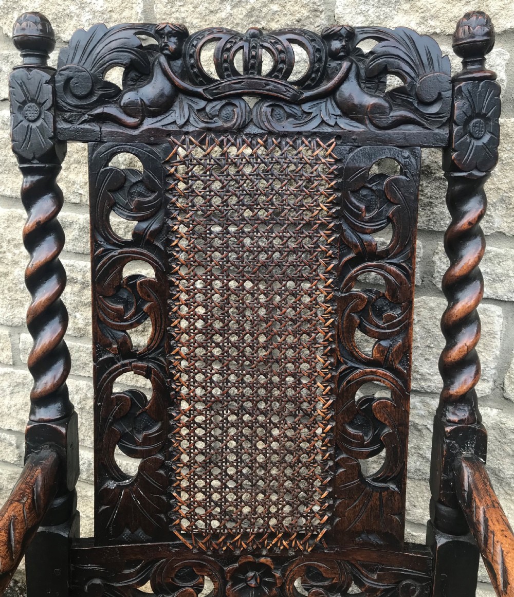 James II armchair c.1685.  View III