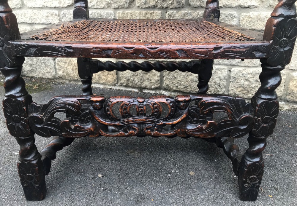 James II armchair c.1685.  View V