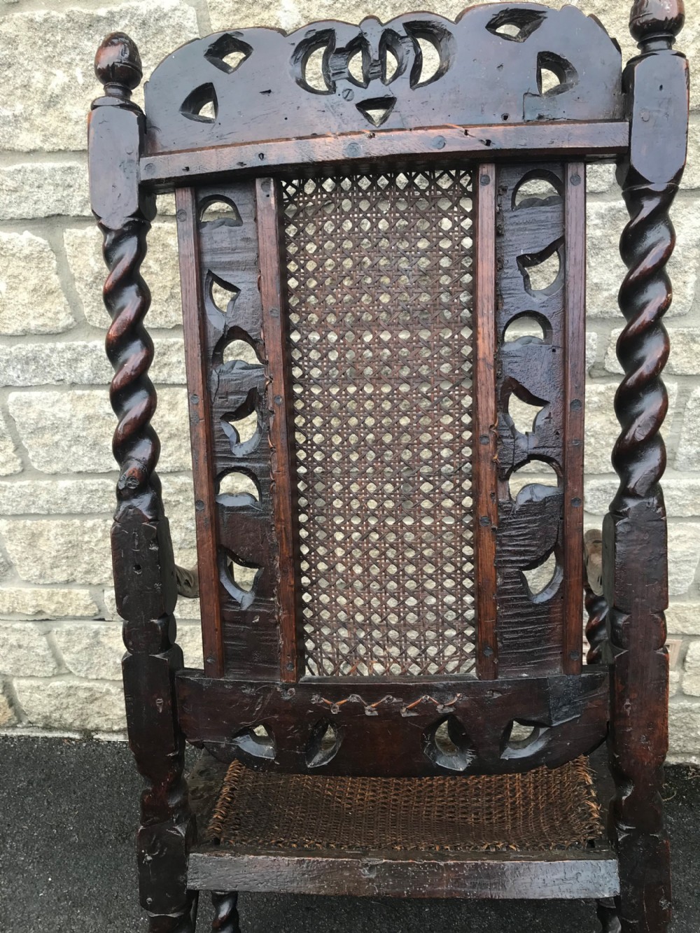 James II armchair c.1685.  View X