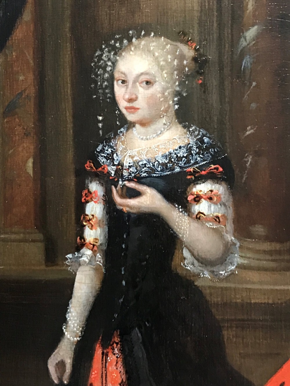 Portrait of a Noblewoman c 1655; Circle of Hieronymus Janssens. View III