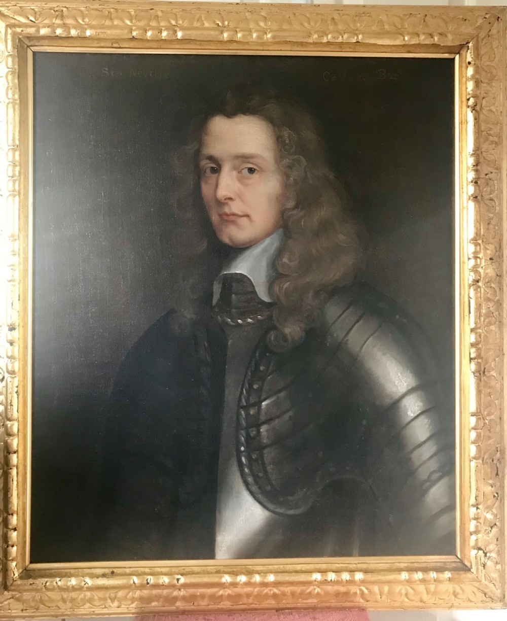 Pair of Portraits of Sir Neville and Lady Catlin, c.1658; Attributed to John Hayls. View II