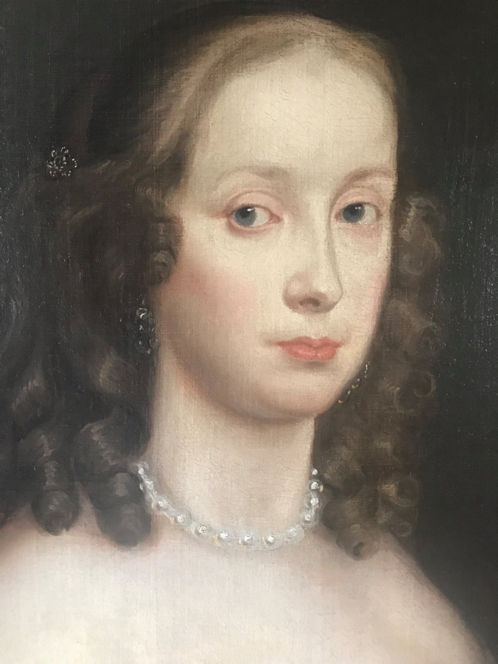 Pair of Portraits of Sir Neville and Lady Catlin, c.1658; Attributed to John Hayls. View VIII