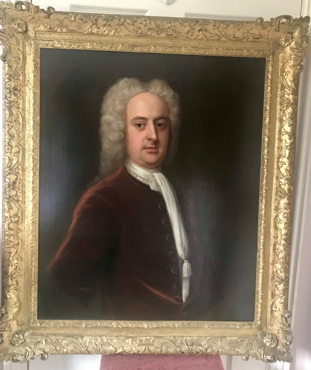 Portrait of a Gentleman c.1740; by John Theodore Heins.