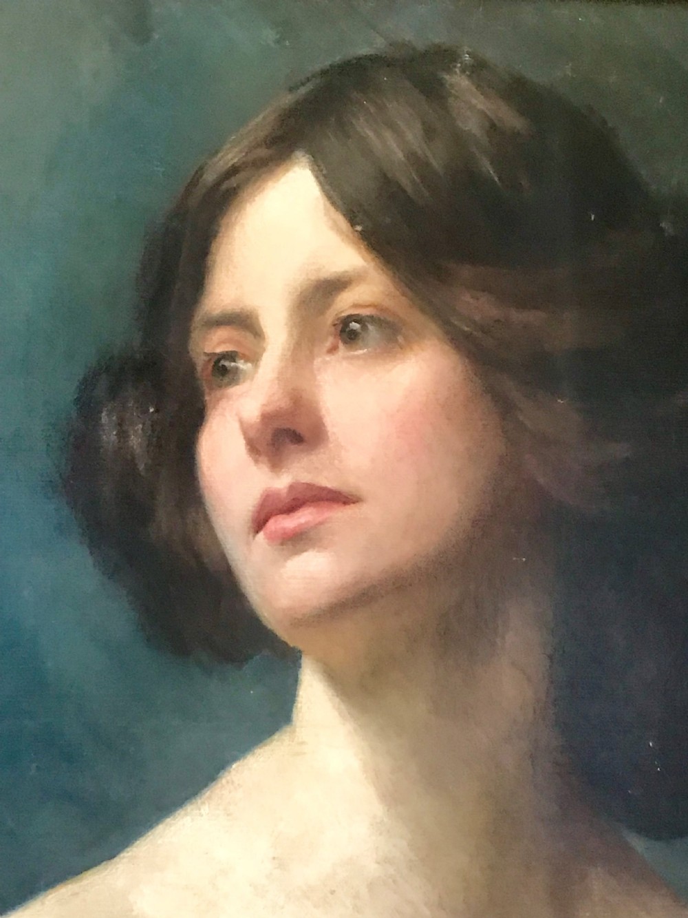 Portrait of a Young Lady; Attributed to Philip Stuart Paice. View III