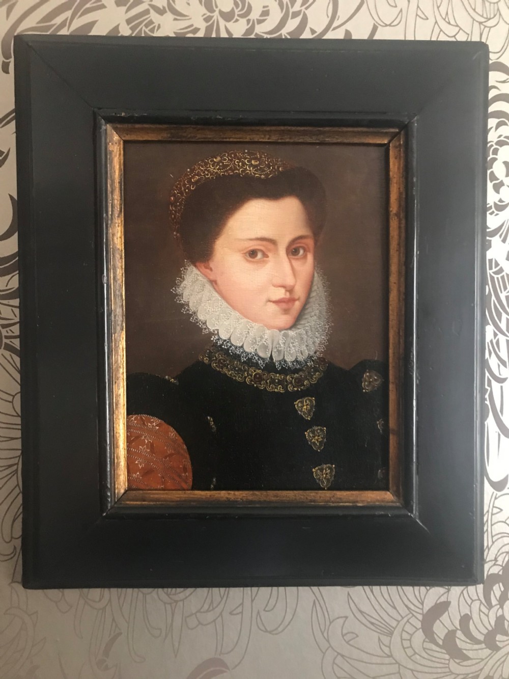 Portrait of a Noblewoman, Possibly Mary, Queen of Scots; Manner of Francois Clouet.