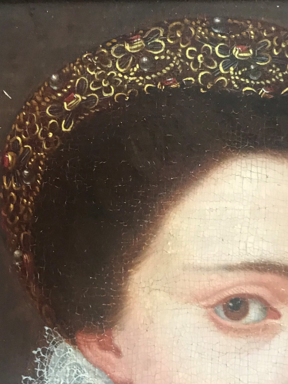 Portrait of a Noblewoman, Possibly Mary, Queen of Scots; Manner of Francois Clouet. View VI
